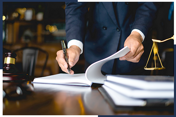 lawyer in office workplace