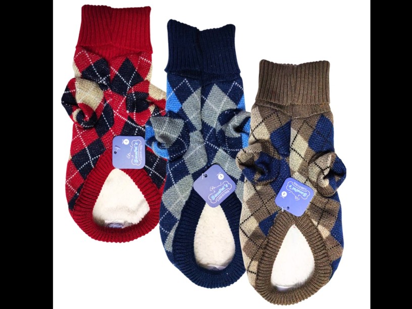 SUETER ACRILAN ROMBOS CON
 BORREGA