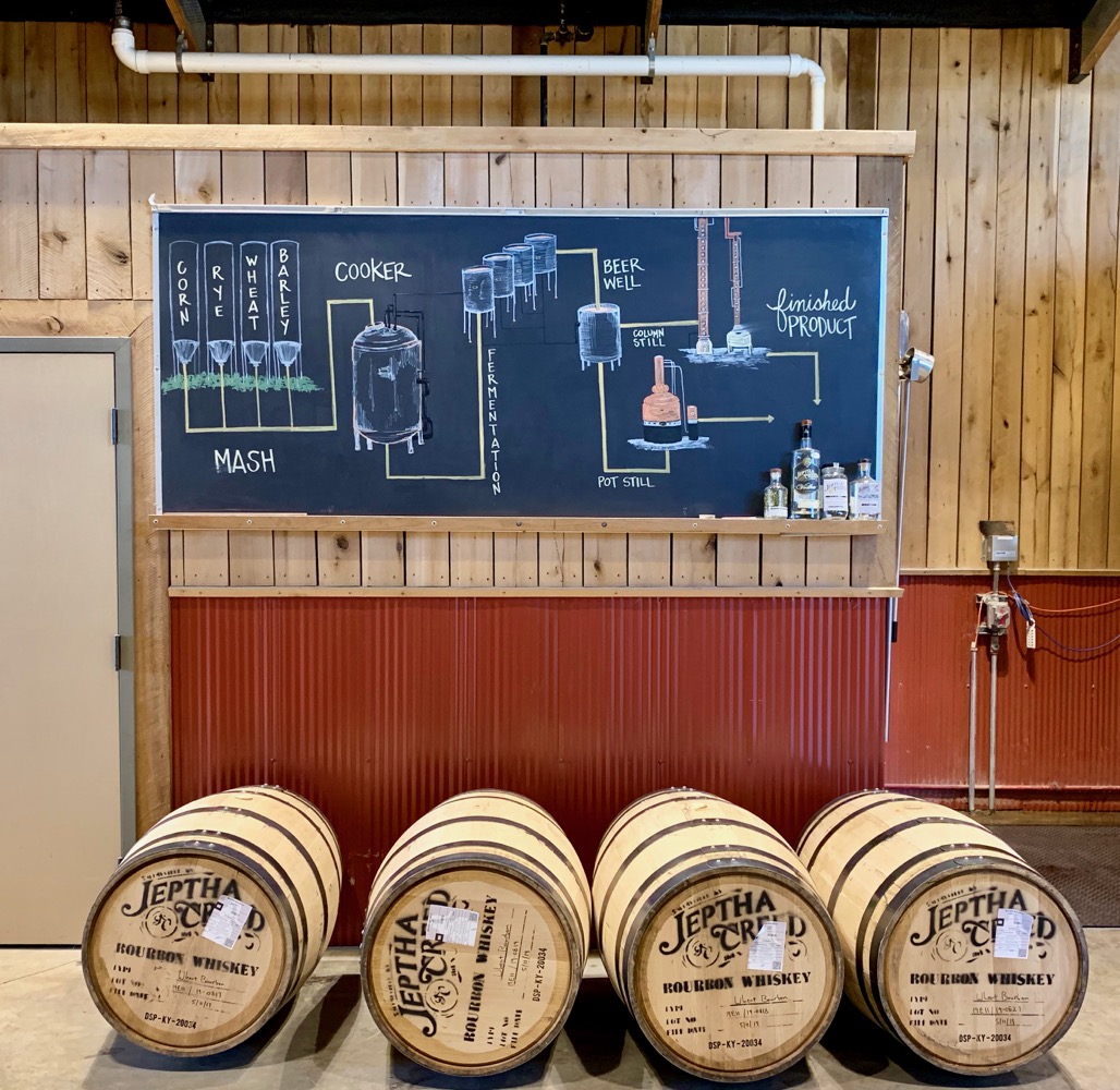 Whiskey Making Education at Jeptha Creed Distillery