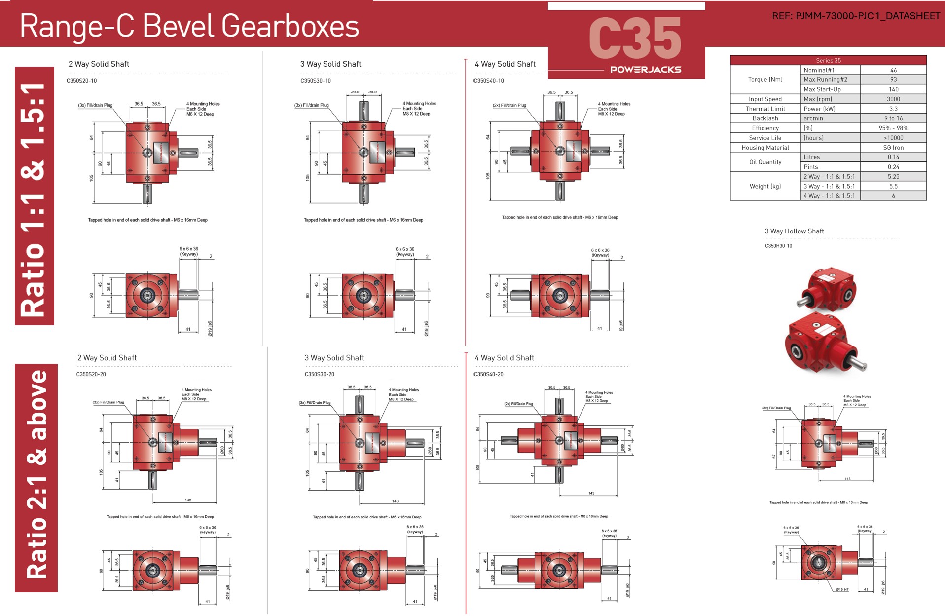 Gearbox - C Bevel SIZE 35