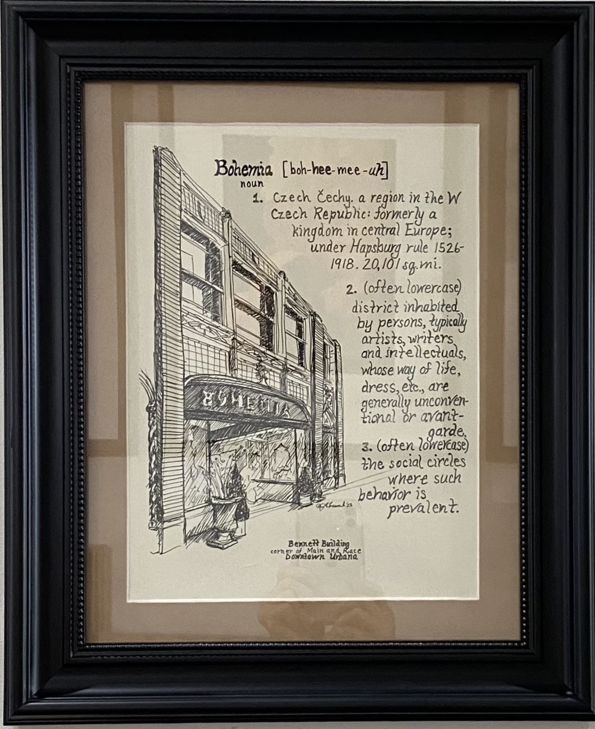 Bohemia
Pen & Ink
9" X 12"
$75.