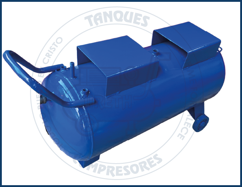 Tanque para compresor de 150 libras horizontal 