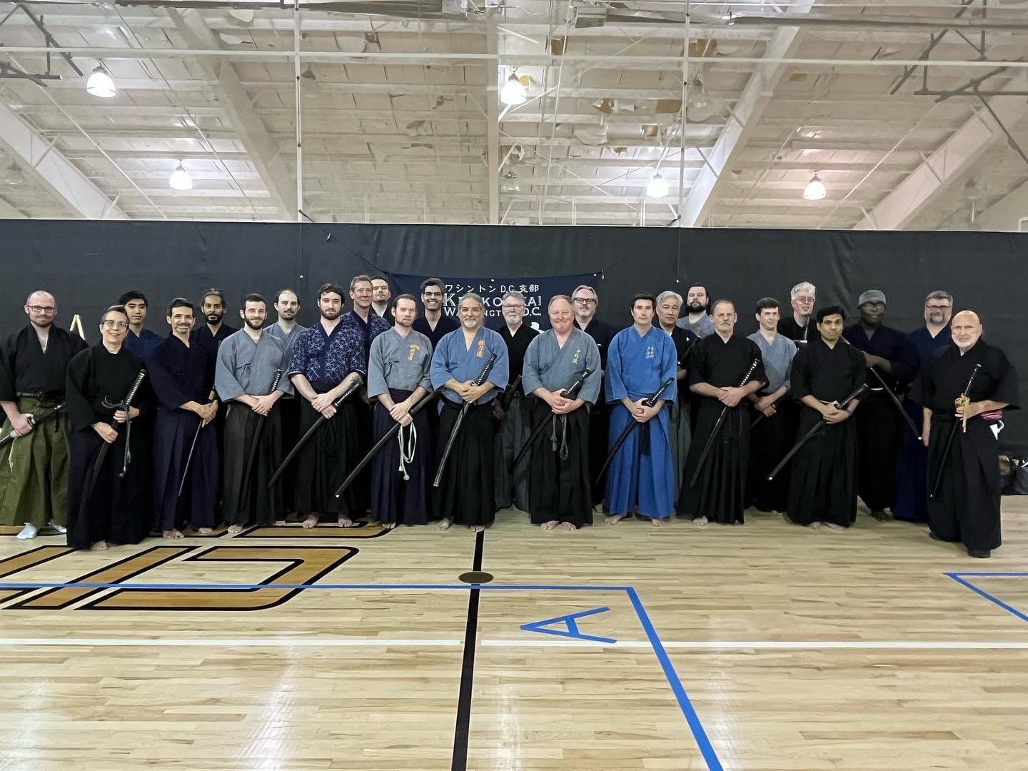 Participants in the Nakamura Ryu seminar session.