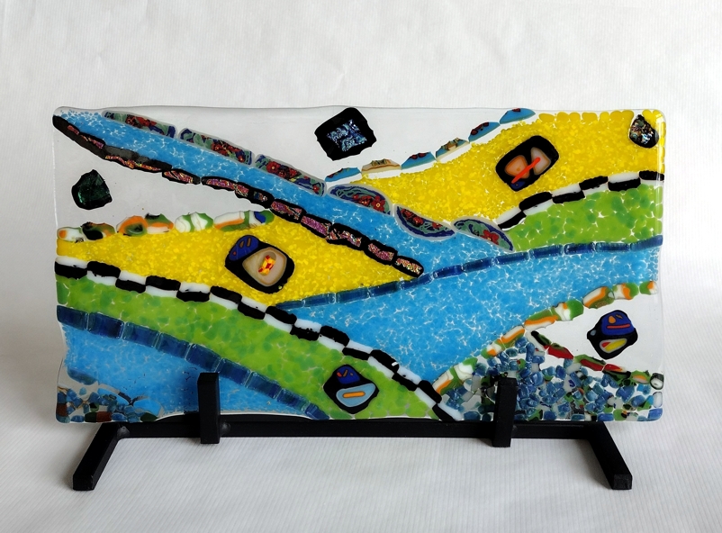 "River"
by Nataliya Guchenia
Glass Size - 7"H X 13"W
$450.00