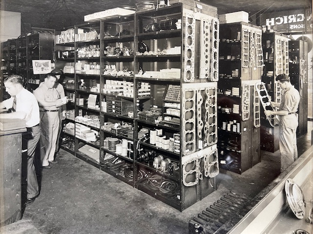 Neal Sr early 1940's (far left with tie)
Before he started Neal's
working at the old I.H. Gingrich & Sons
