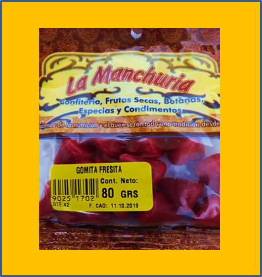 GOMITA FRESITA
80 GRS