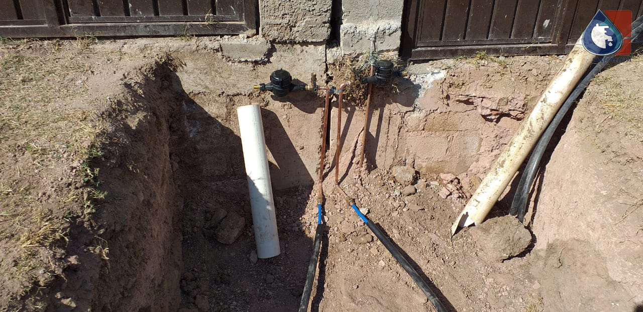 CONEXIÓN E INSTALACIÓN DE MEDIDOR  EN CALLE CEDROS, COLONIA SANTA ISABEL