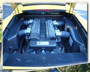 Yellow Vehicle Engine
