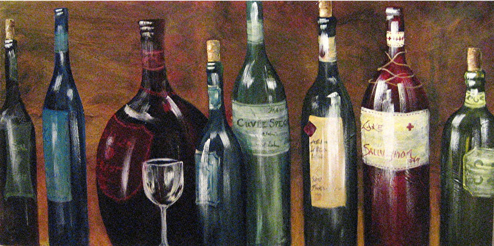 Vini, Acrylic, 24x48