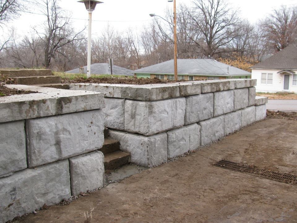 Structural Retaining Wall Steps 2
