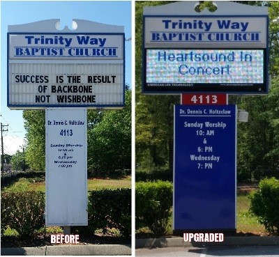Trinity Way Baptist Church Greenville, SC – 2x7 full color