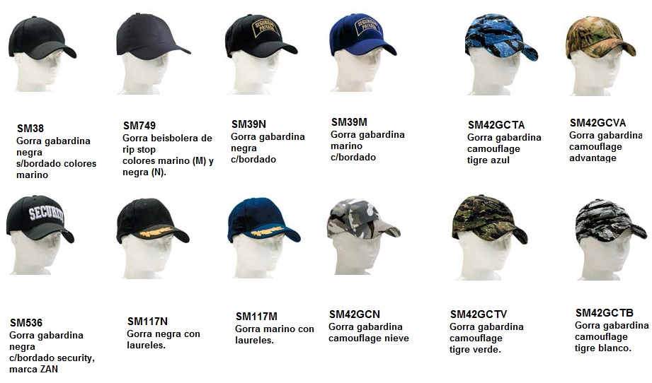 GORRA BEISBOLERA LISA O BORDADA