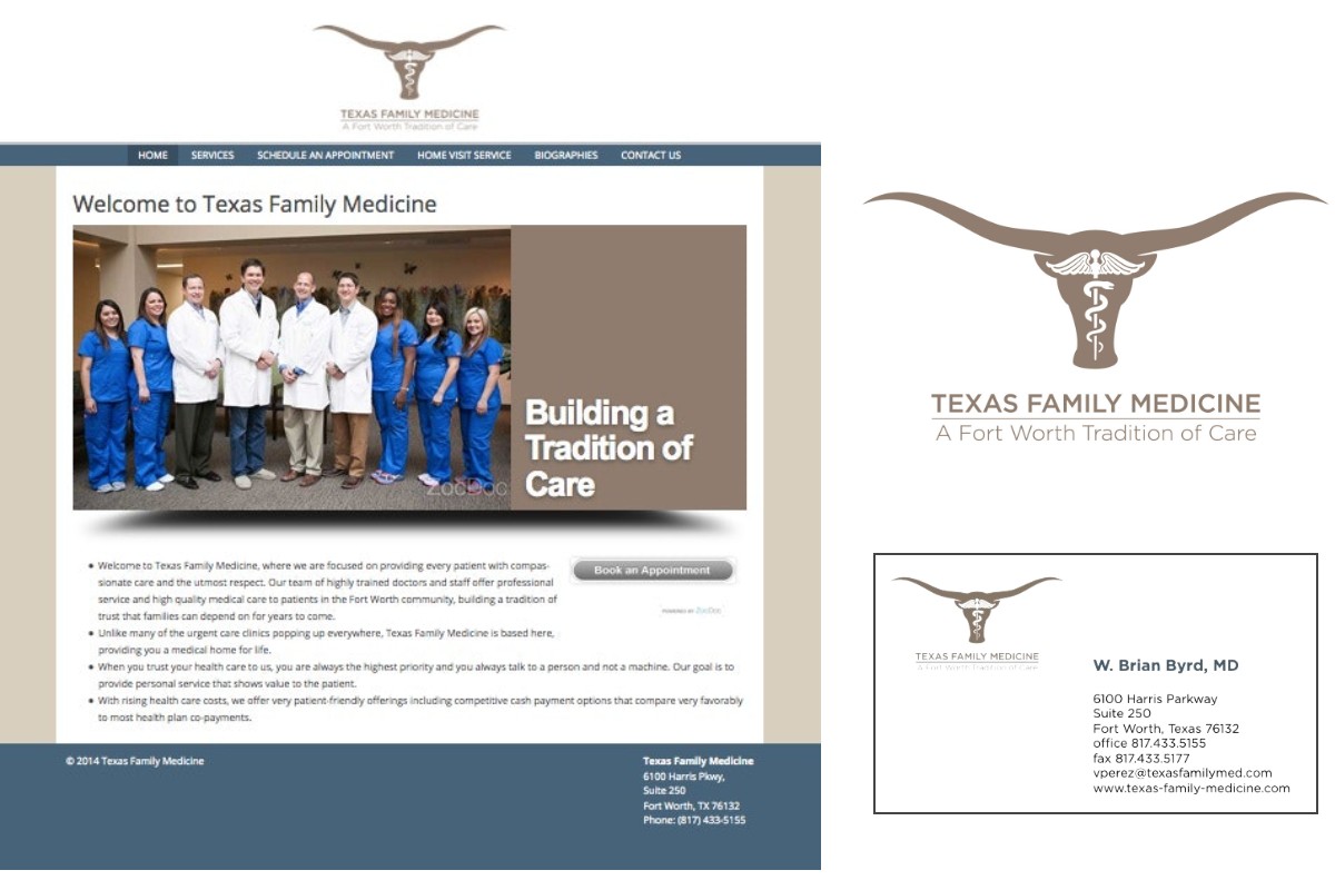 Texas Family Medicine Branding and Website 