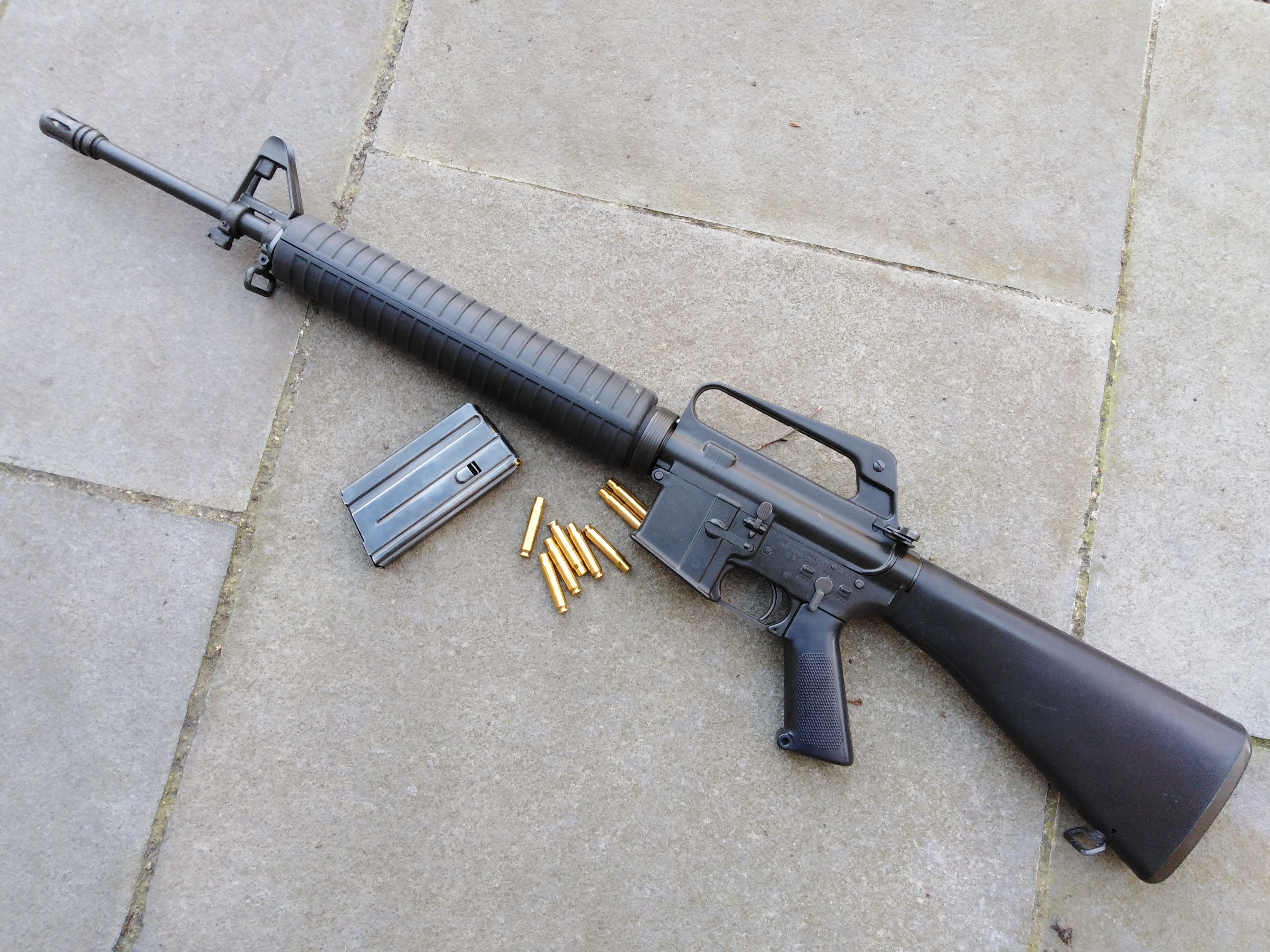 MGC Colt M16A1 with A2 handguards.