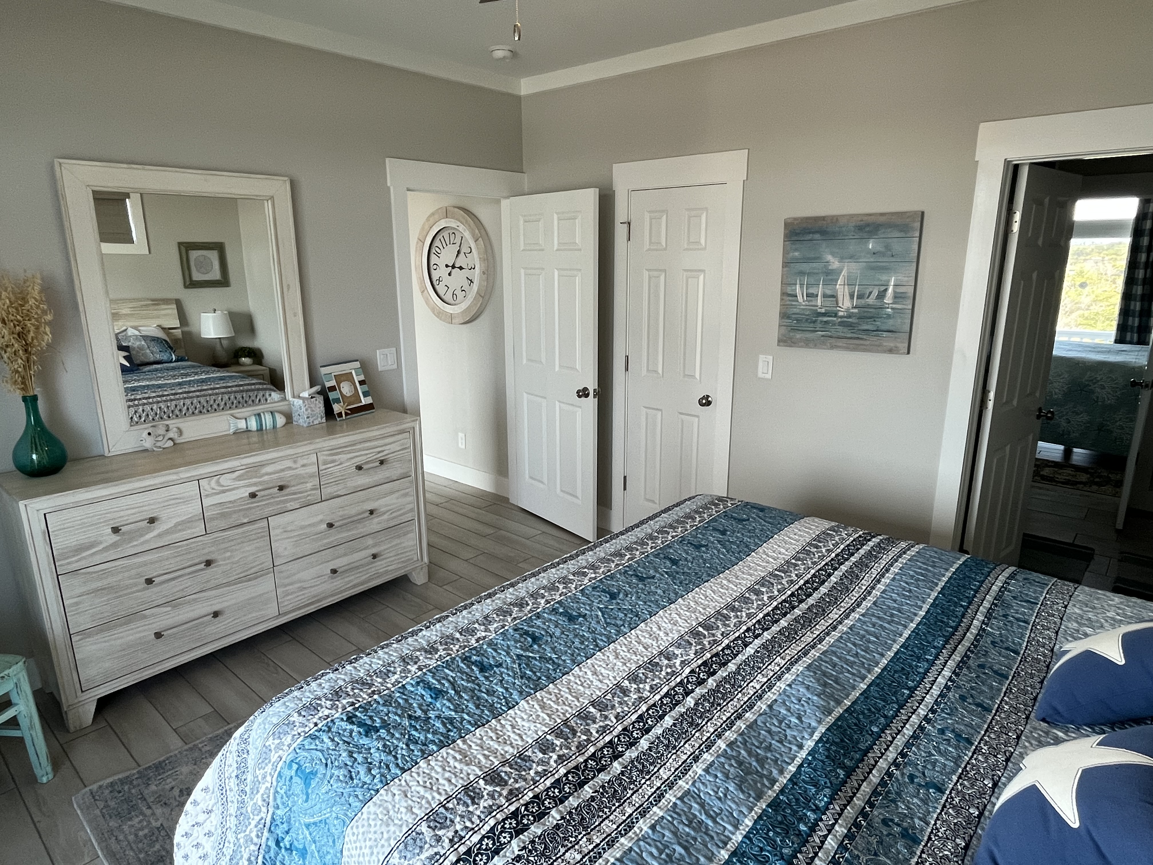 North East Bedroom facing the bedroom  entrance