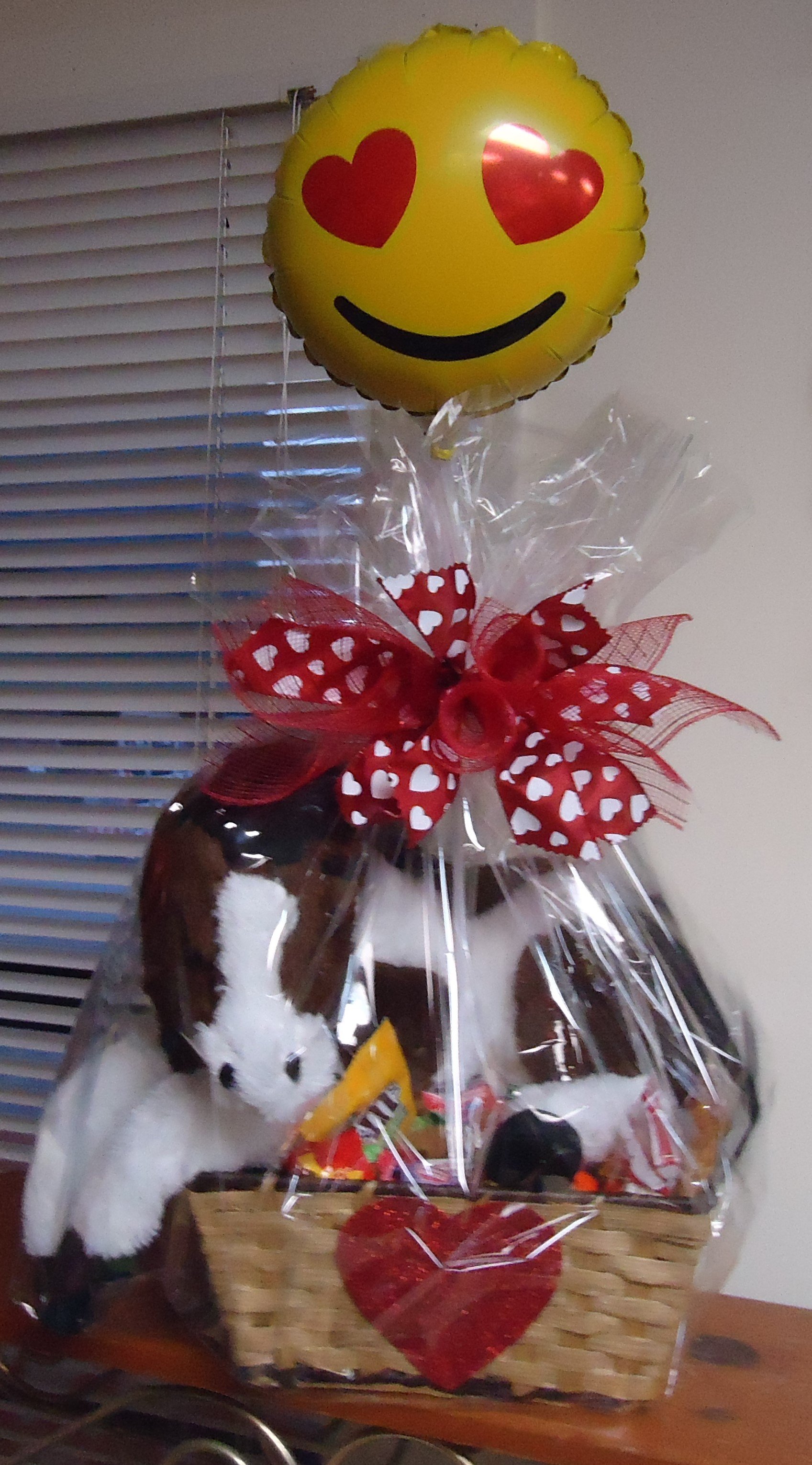 &quot;Valentine&quot; Goodie Basket W/ Horse &amp; Balloon
$40.00