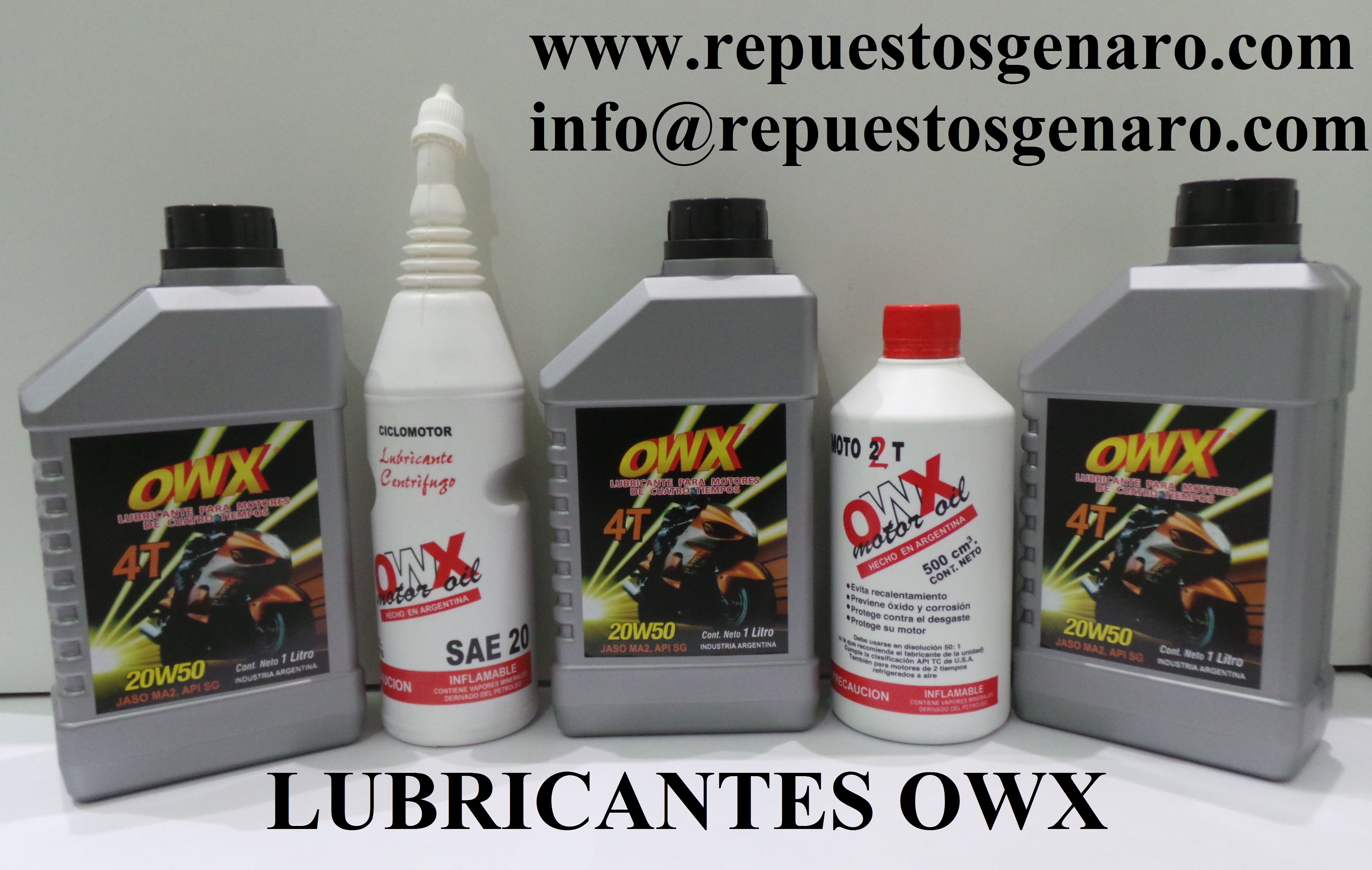 Lubricantes OWX 