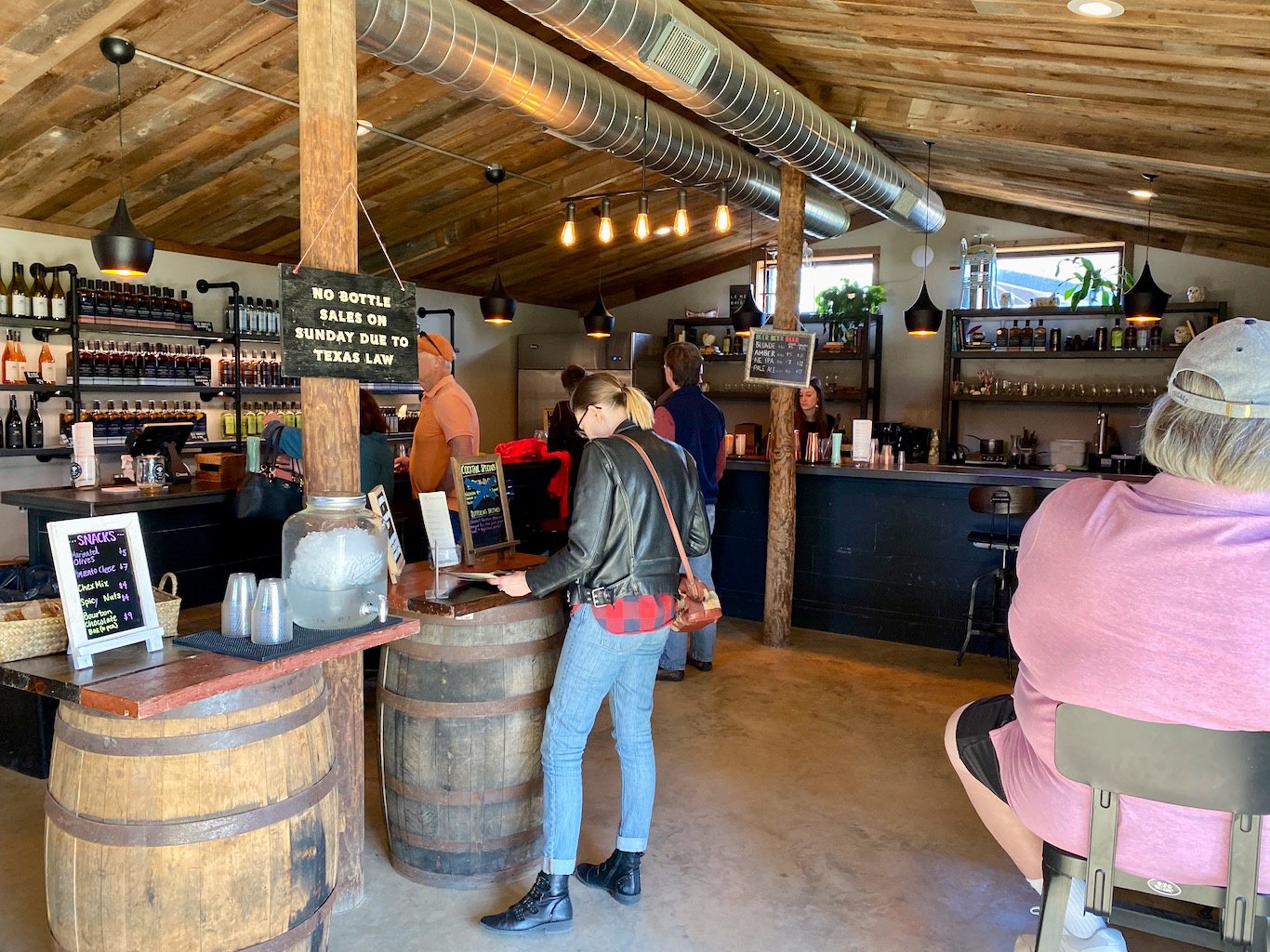 Tasting Room - Visitor Center - Treaty Oak Distilling 