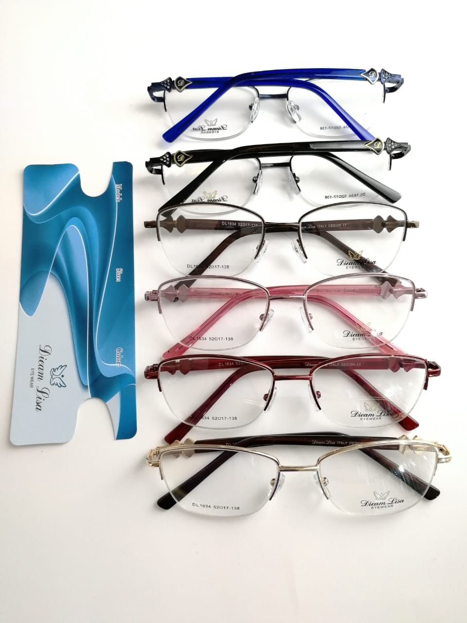 Modelo: DL1634
Colores: Vino, Azul, Cafe, Rosa, Negro y Cafe con Dorado