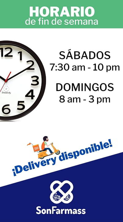 SON FARMASS SRL- Horario de fin de semana