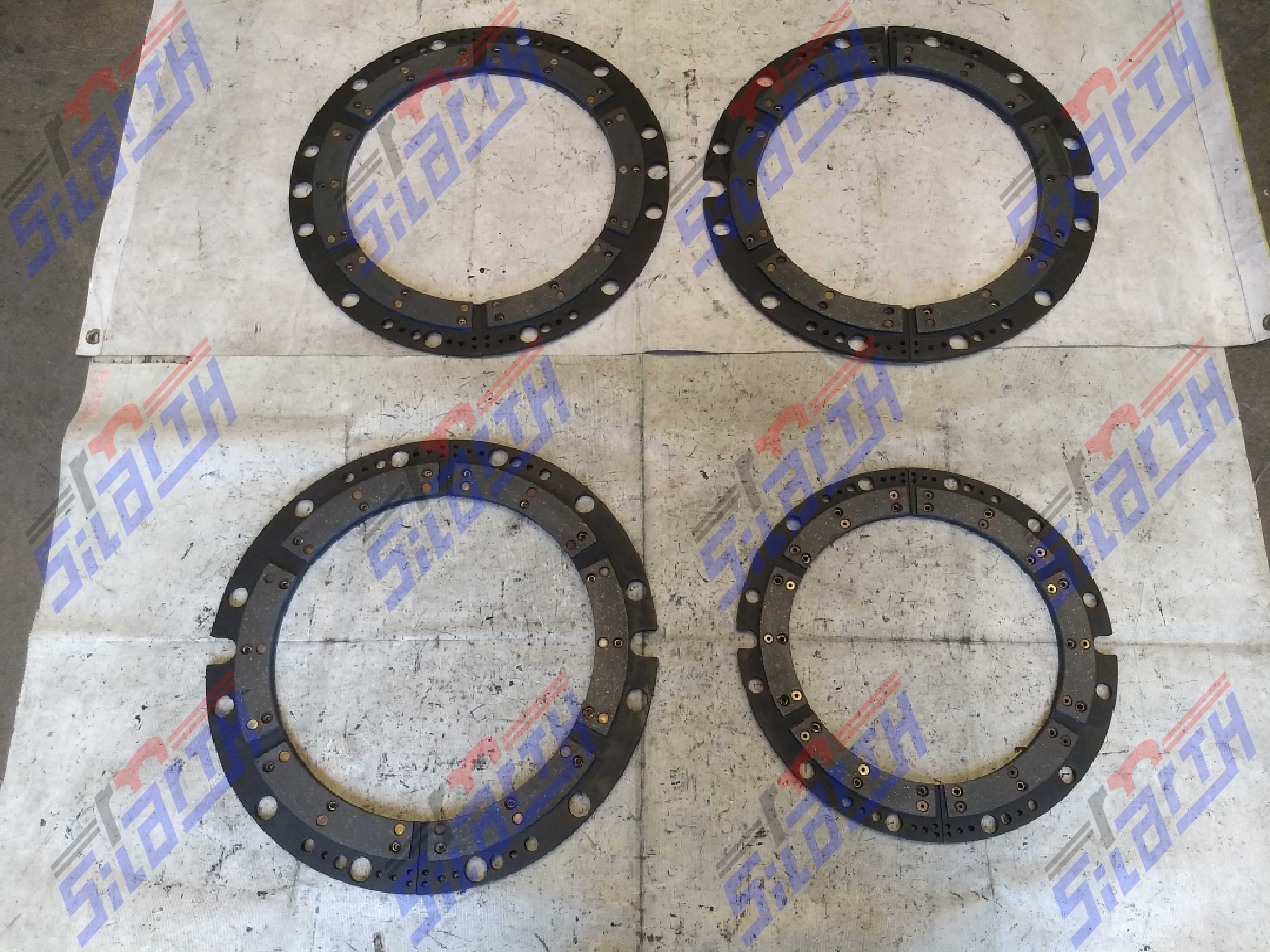 DISCO BIPARTIDO 21" y 17" DE PRENSA 80 y 60 T