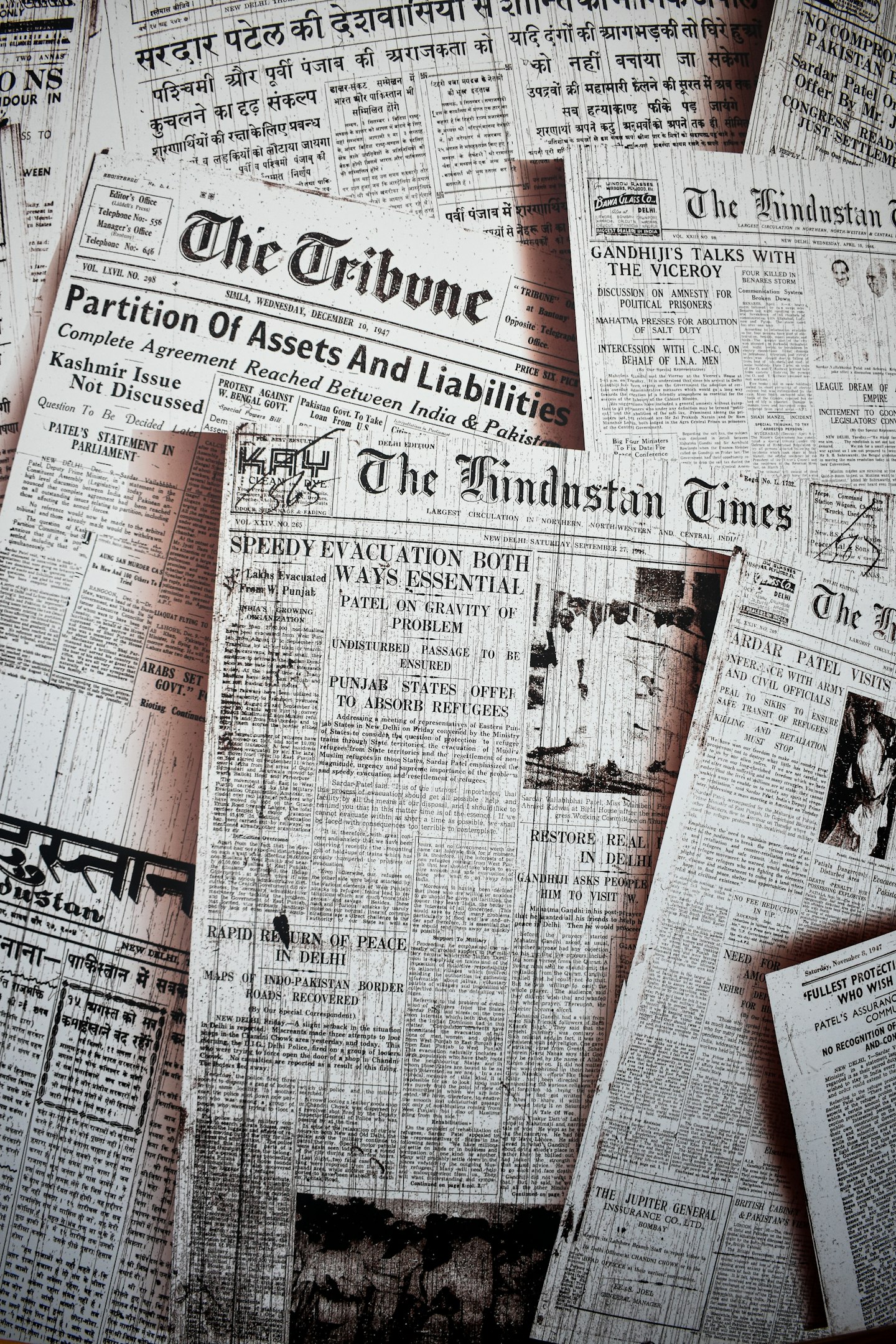 newspaper article lot
