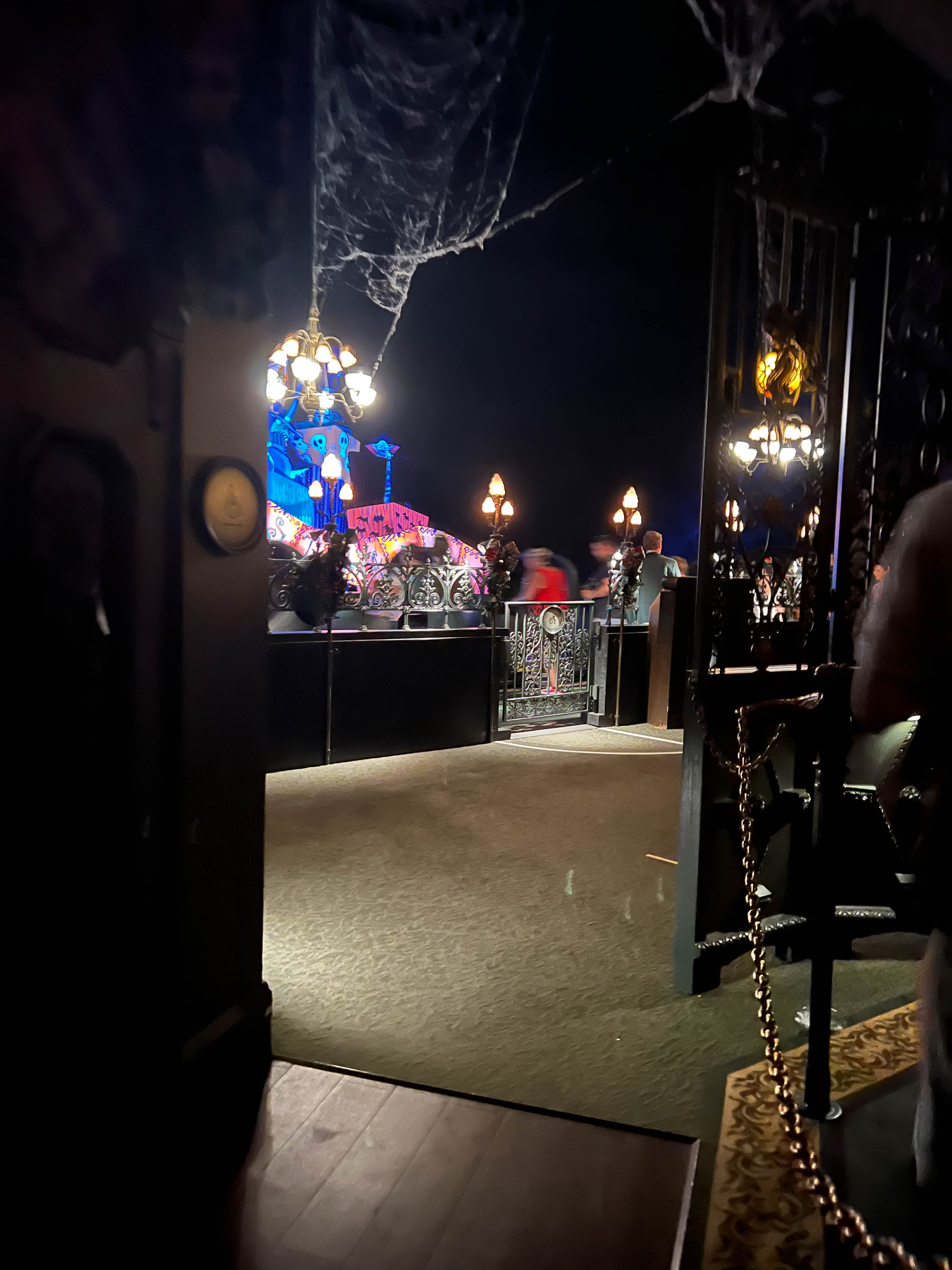 VIP entrance into Haunted Mansion