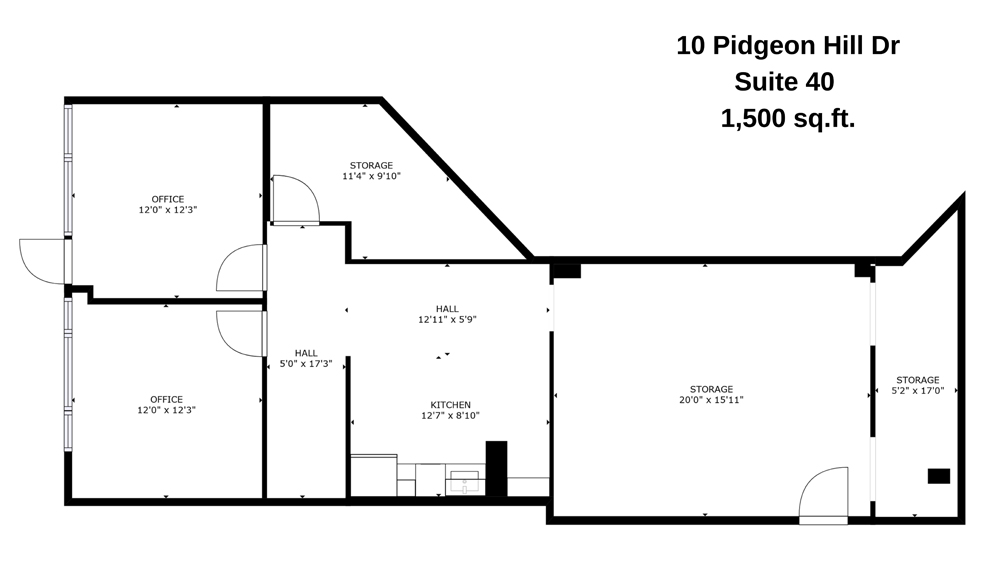Suite 40 1,500 sq.ft.