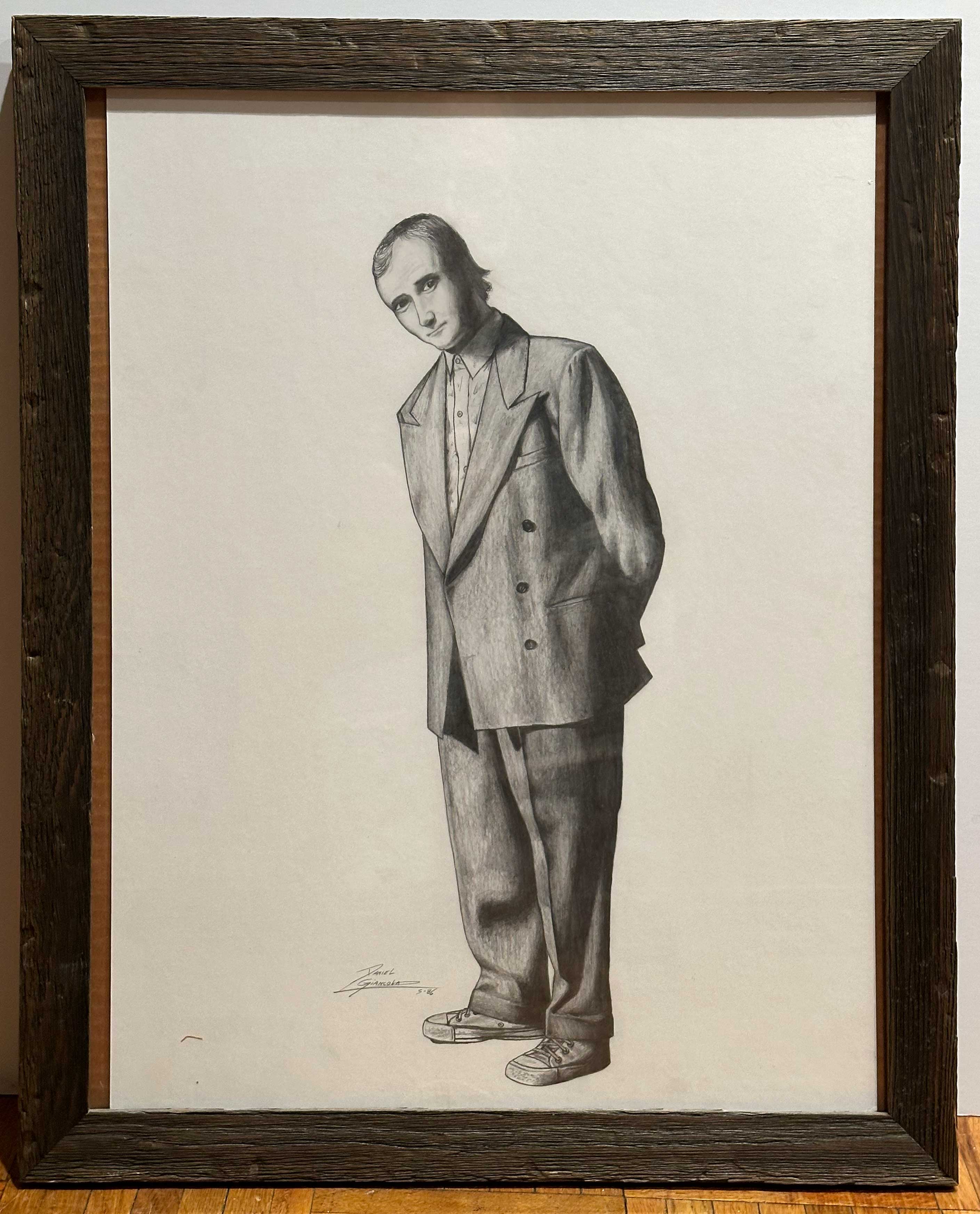 Phil Collins
$200
20" x 15"
Graphite on illustration board
1986