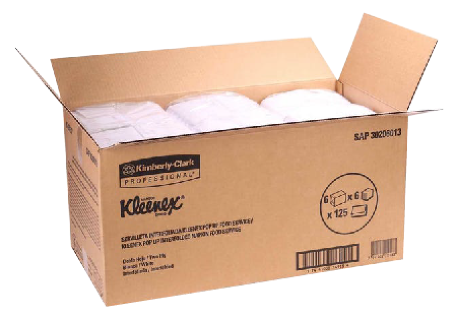 Servilletas pop-up Kleenex 6/6/125
Código: 11074