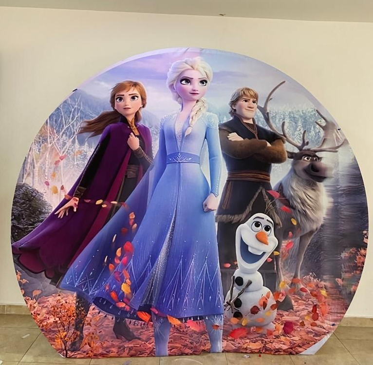 Pared Circular Temática Frozen
$250.000 en Alquiler
Diámetro 2.60m