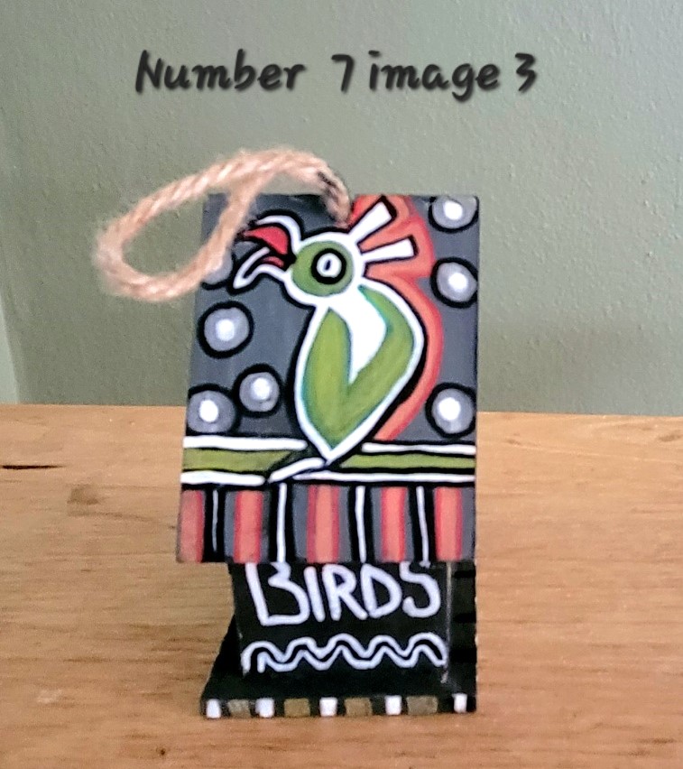 NUMBER 7 IMAGE 1 THROUGH 4 BIRD CAGE SMALL $18.0