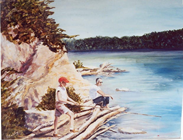 Finished Painting in Acrylic