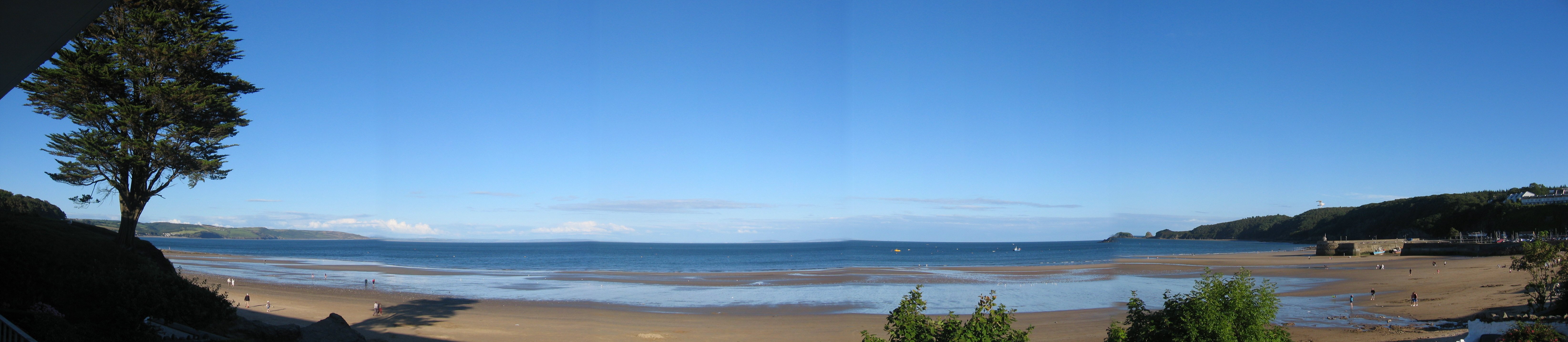 View of Saundersfoot Bay