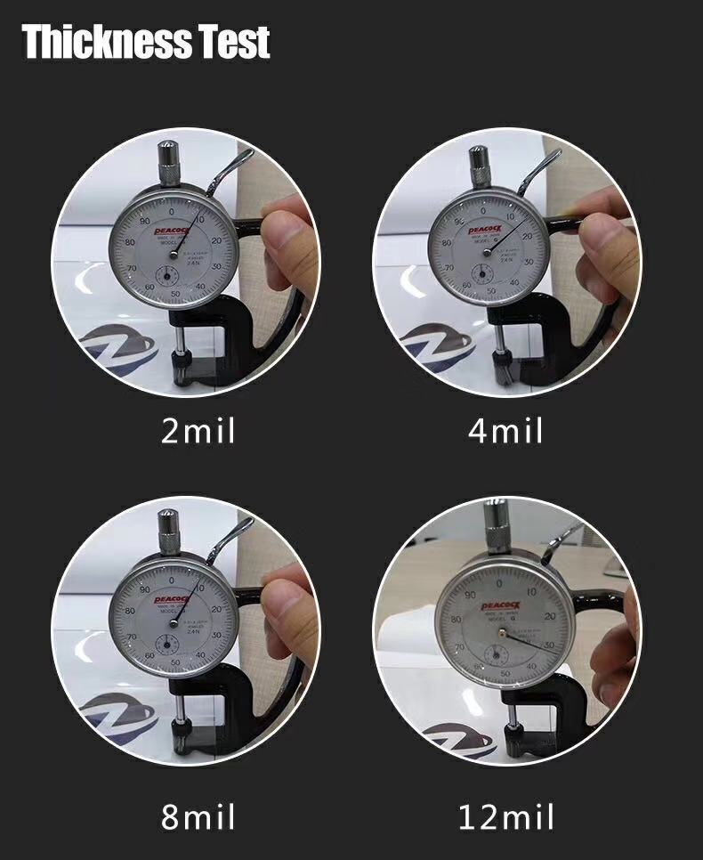 Window Film Thickness Test