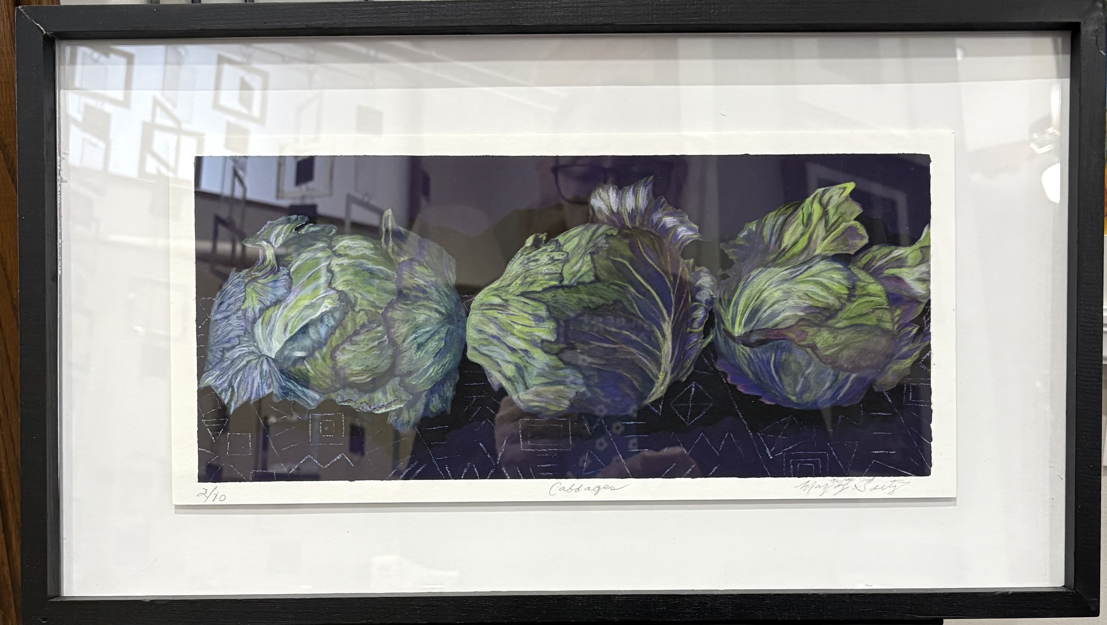 Cabbages
Acrylic & Gouache on Giclee
12" X 6"
$150.


