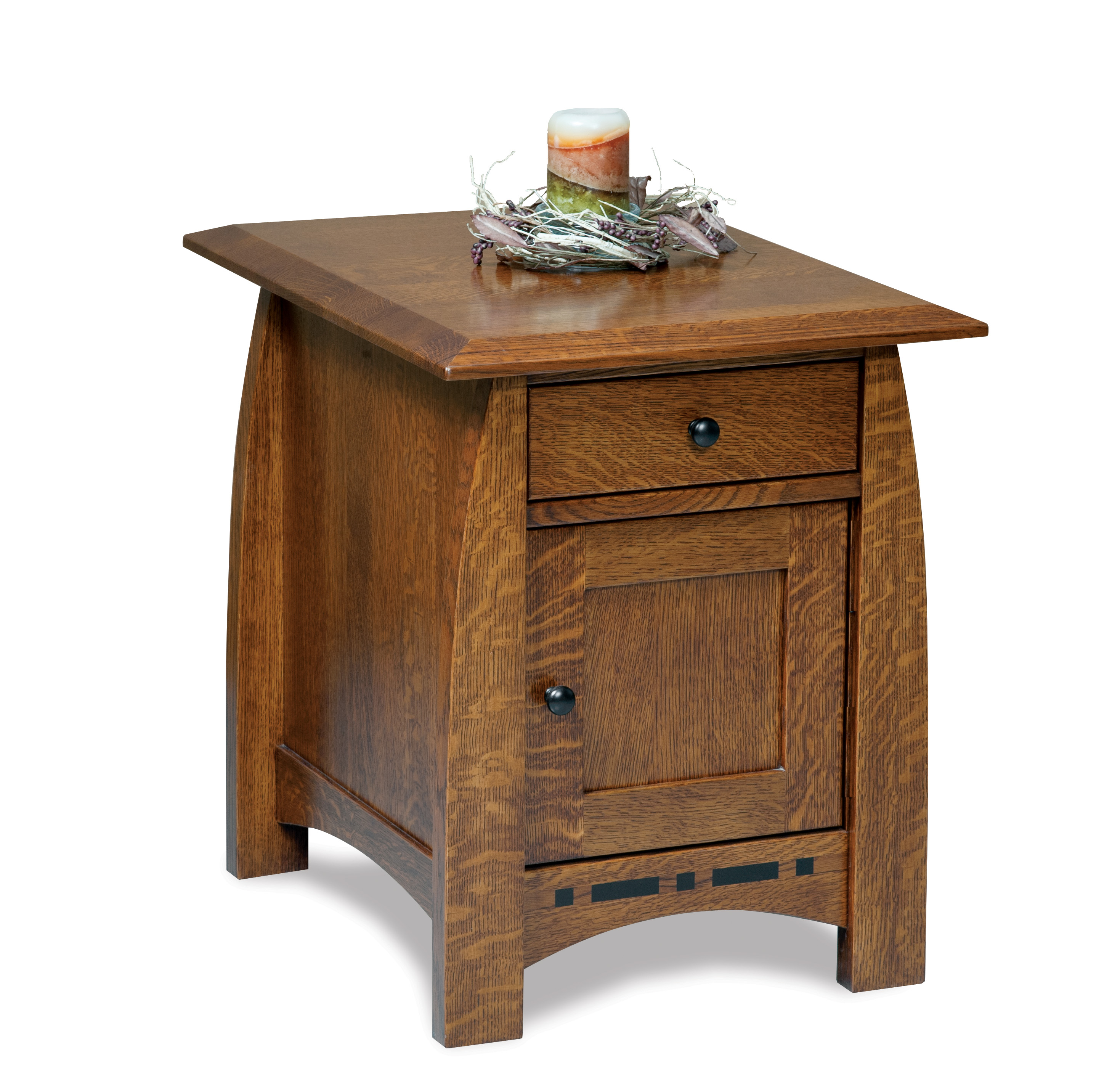 Boulder Creek Enclosed End Table