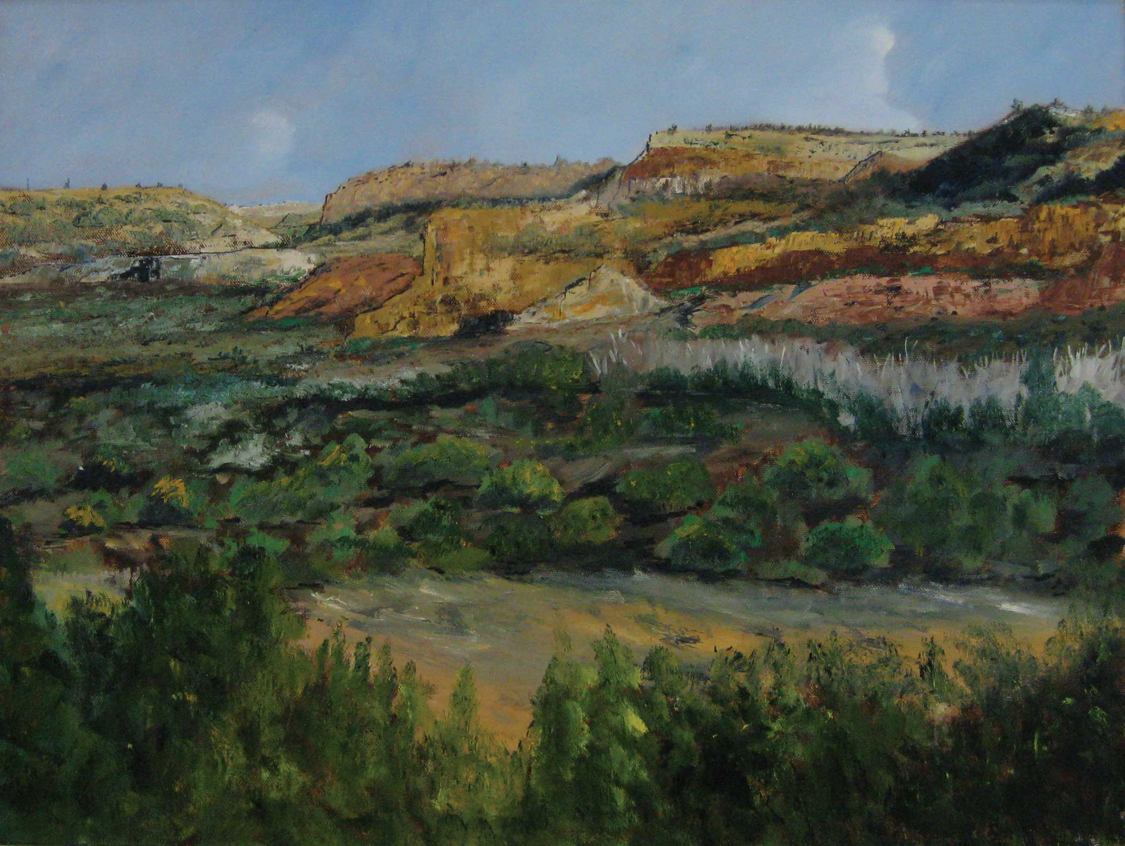 Texas Textures, 18 x 24 Oil