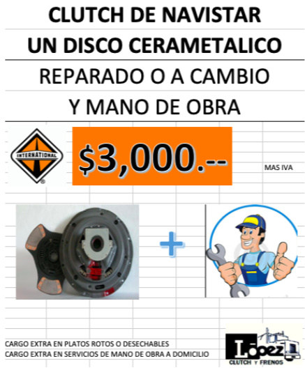clutch navistar barato