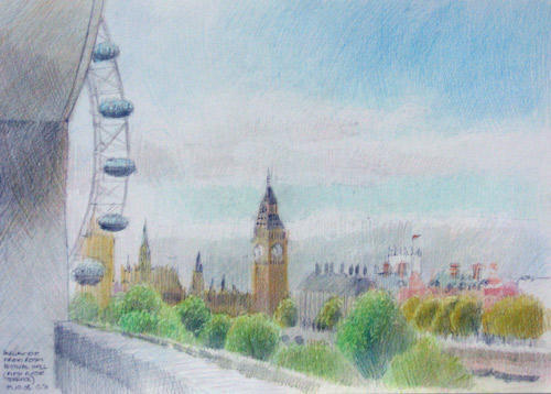 Parliament and London Eye
from Royal Festival Hall