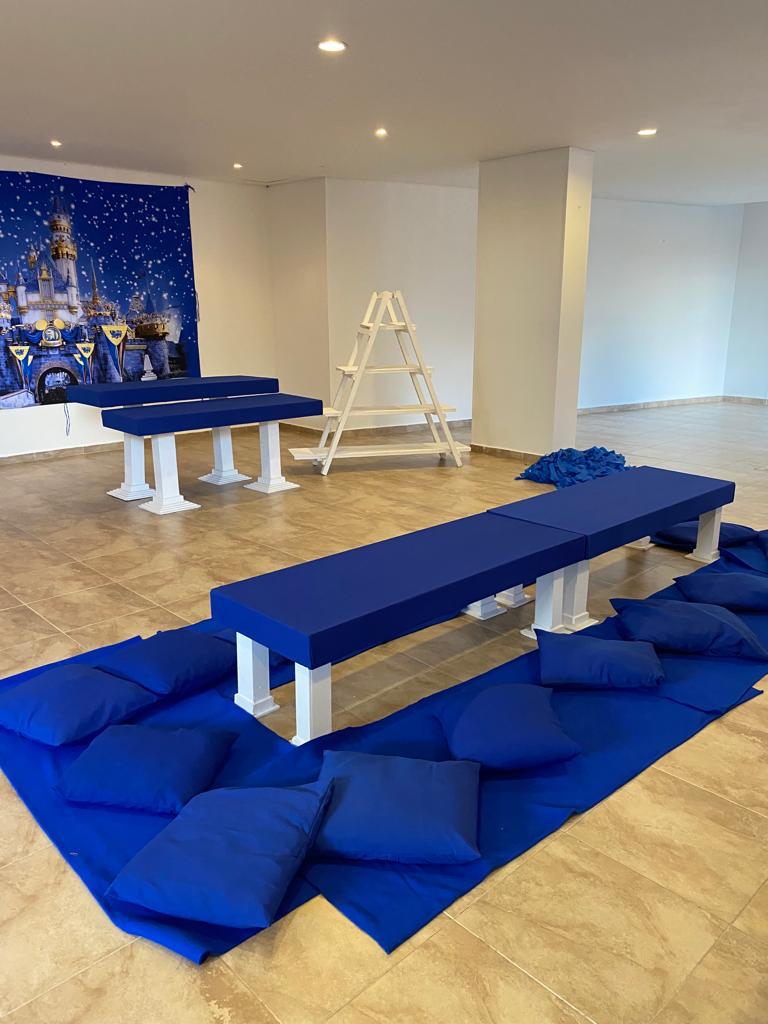 Mesa Rectangular Tapizada Baja
Con 6 Cojines+Manta
$80.000 Alquiler
Manejamos Variedad De Colores