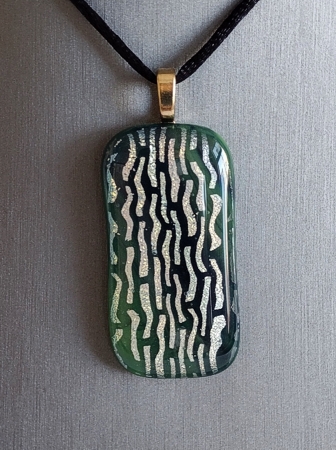 "Gold/Silver & Green"
by Nataliya Guchenia
Size - 2"H X 1"W
$35.00