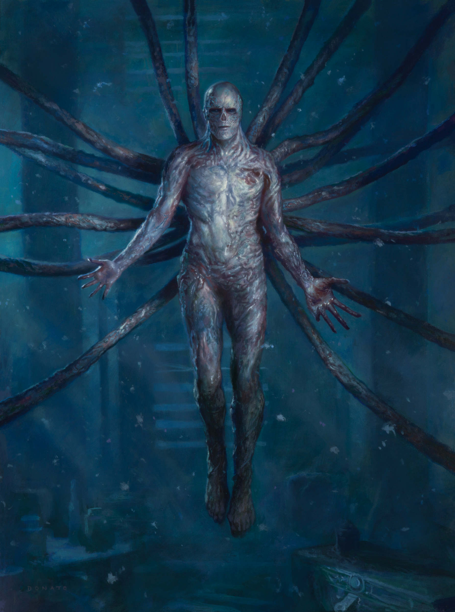 Vecna
18" x 14"  Oil on Bristol Board
2024
Stranger Things D&D:
Tales from the Table
collection of the artist