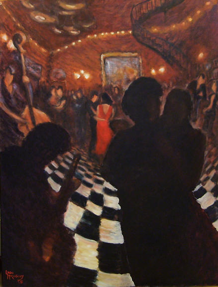 lady in red     73X96cm  sold