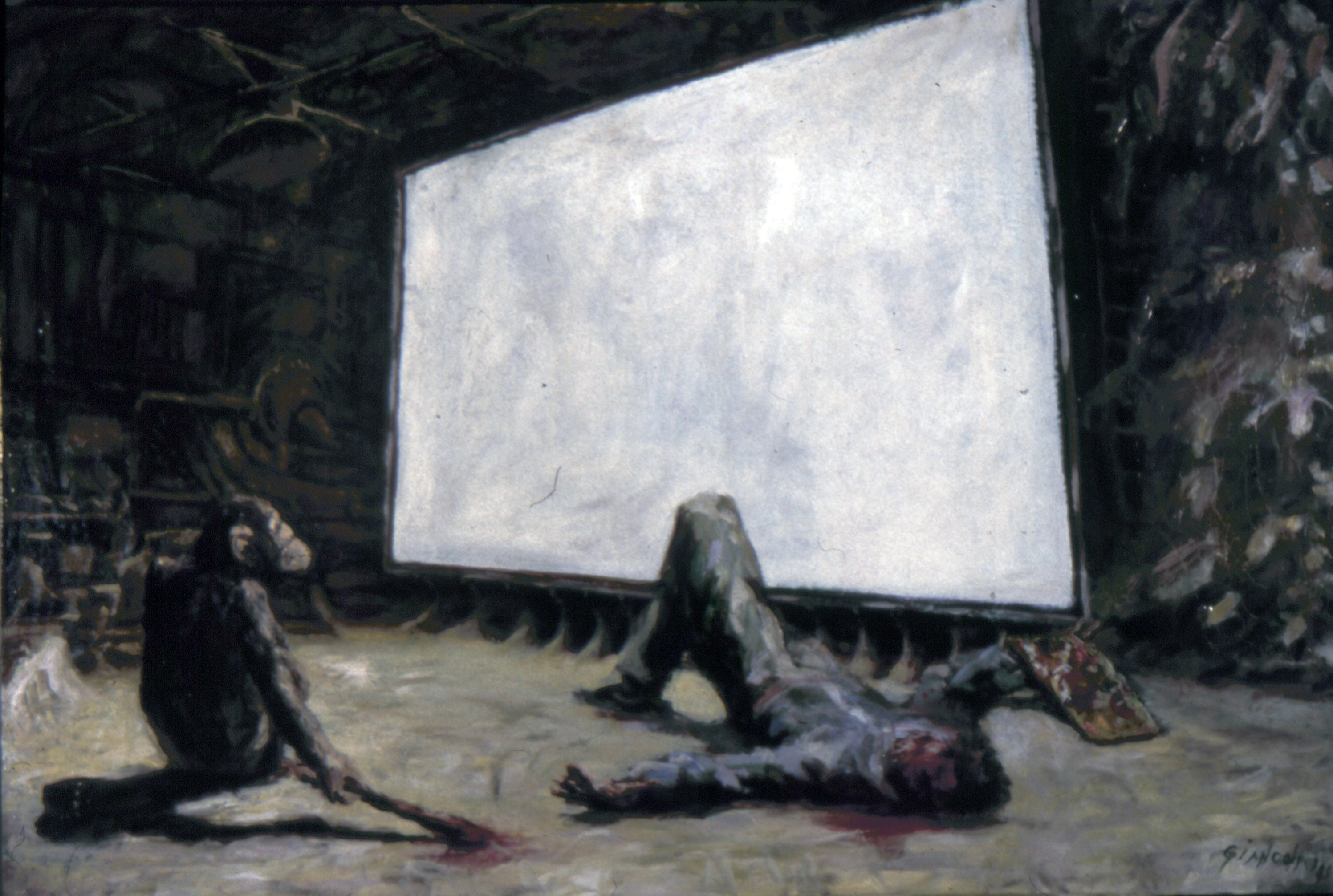 Chimpanzee - Contemplation
offer
20" x 30" Oil on Canvas
1990