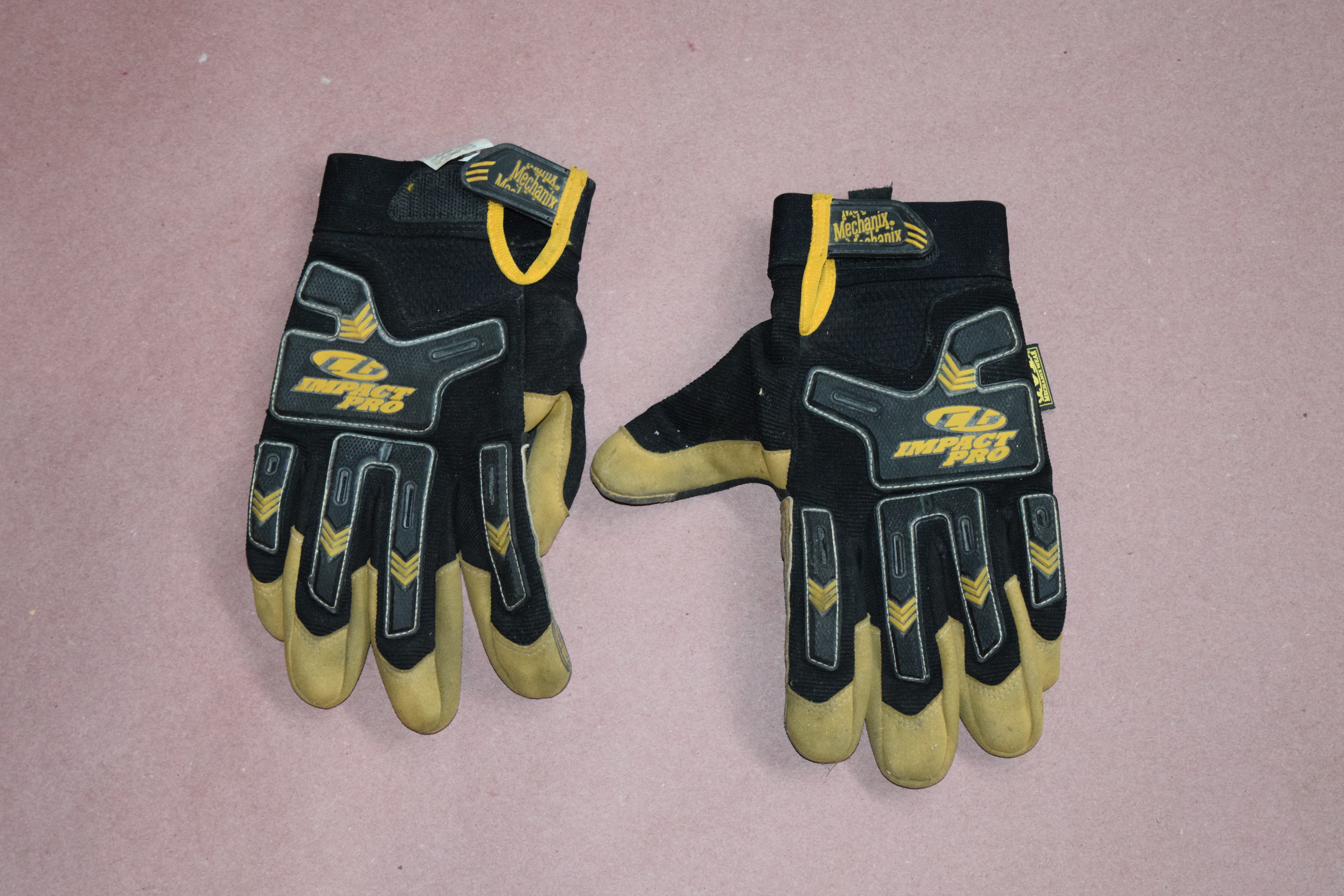**sold** Work Gloves (Leather, “Impact Pro” by Mechanix)