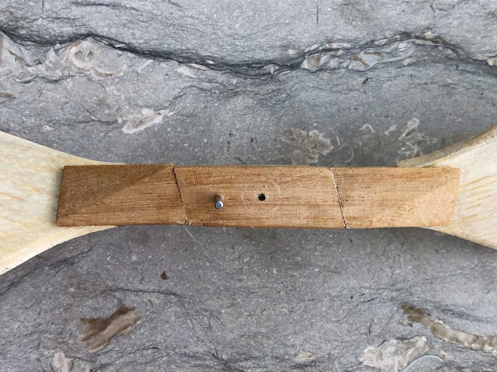 Closeup of Prototype Prop front side