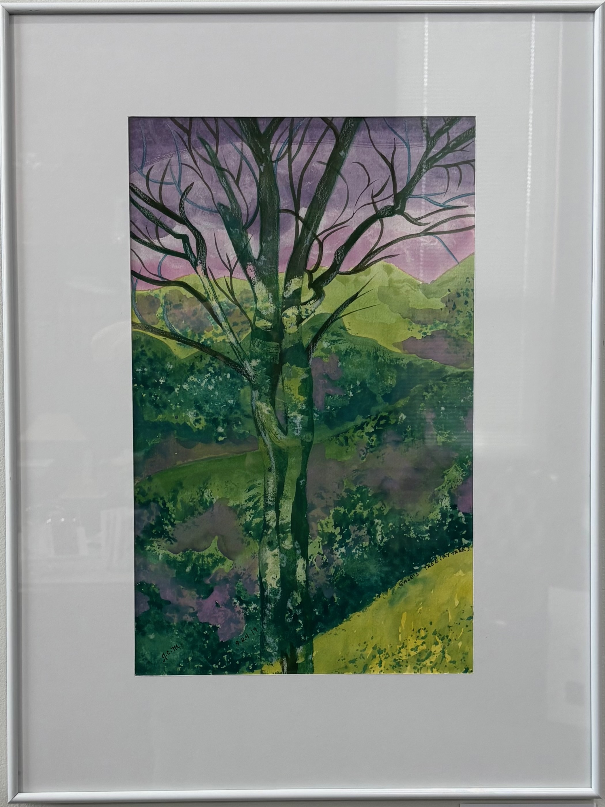 Gale's Tree
Watercolor
10.5" X 16.5"
$350.
