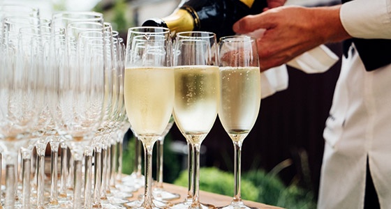 Glasses of Champagne