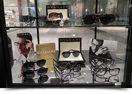 Bvlgari display case||||